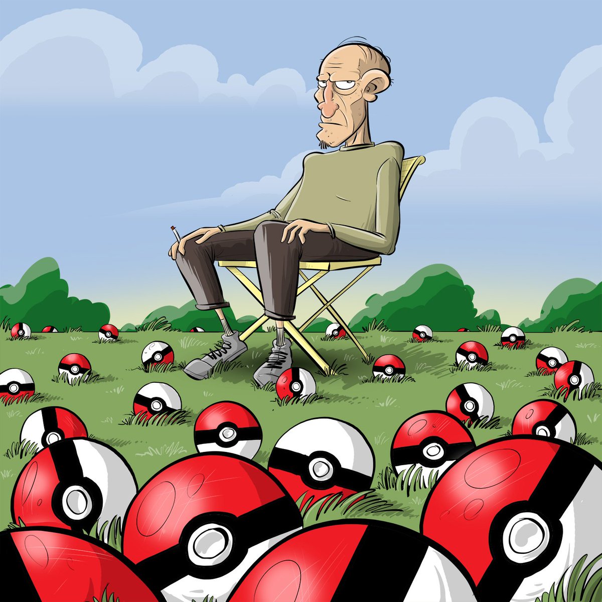 scottjohnson's tweet image. Comic Up! "Get Off My Lawn!" myextralife.com/comic/get-off-… @CatchEmAlI #PokemonGO