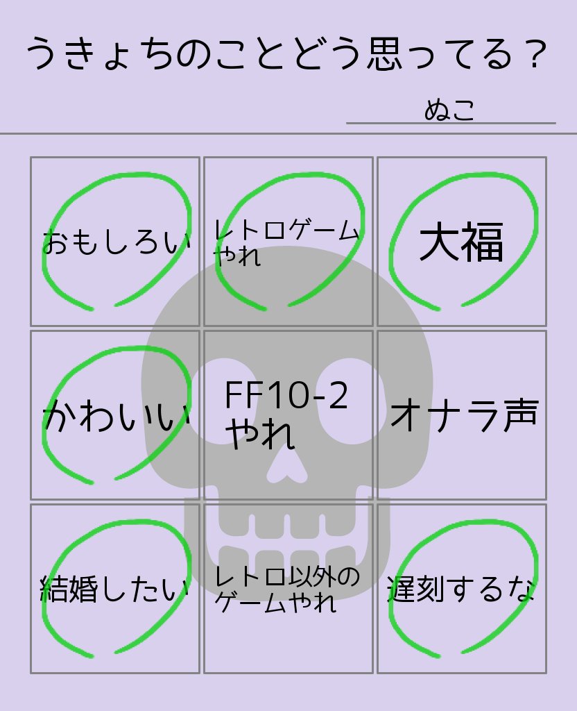 ぬこ うきょちのことどう思ってる ニコ生 うきょち ゲーム生主 埼玉 大福 オナラ めけぽんビンゴ T Co 1d3cdv4bab
