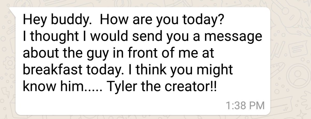 Brown10Riley's tweet photo. You lucky fuckin son of a... 😎🙊👍 My dad comes in close contact w/ all the famous people Id love to meet 😒 @fucktyler https://t.co/ZEz04CKJrU