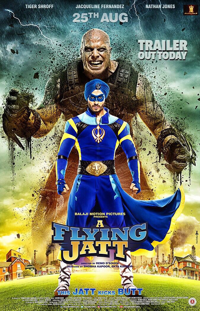 Cape-check! Mask-check! Swag-Double Check! This Jatt is all set for #AFlyingJattTrailer at 2:30pm today! :)