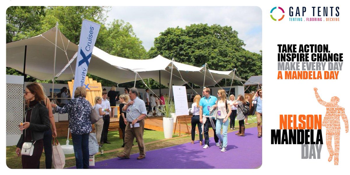 GAPTENTS's tweet image. Take action, inspire change. Make every day a Mandela day! We are committed to #BeMoreMadiba  #Mandeladay #67Minutes