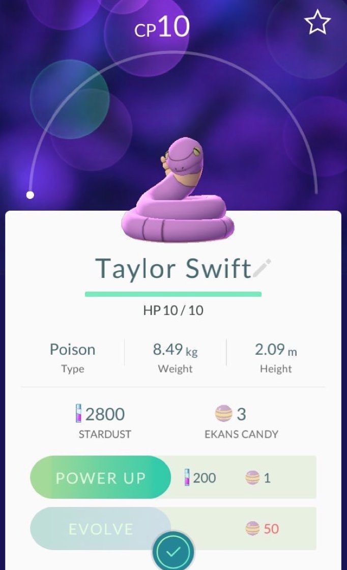caught a new Pokemon
