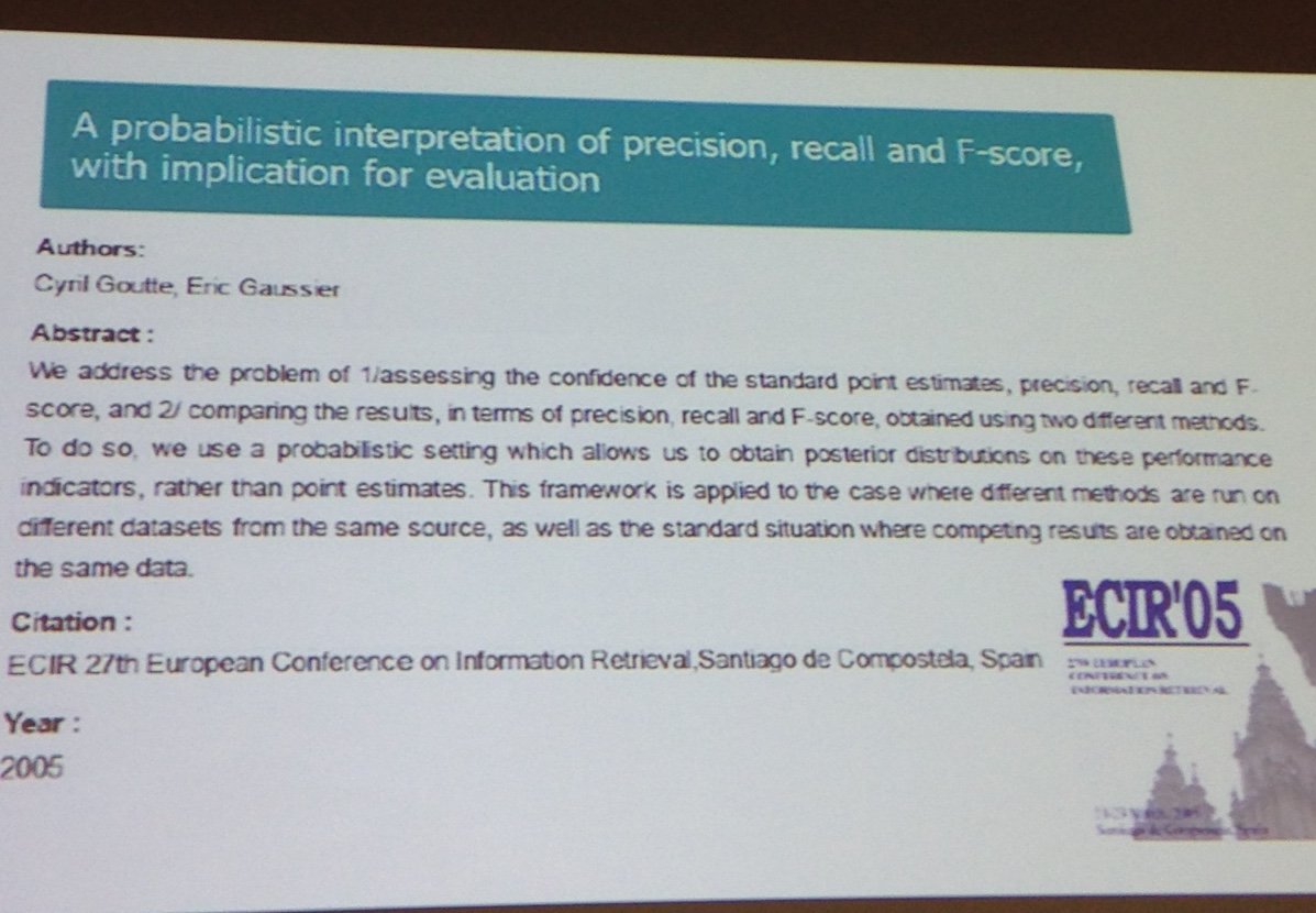 ecir2016 tweet media