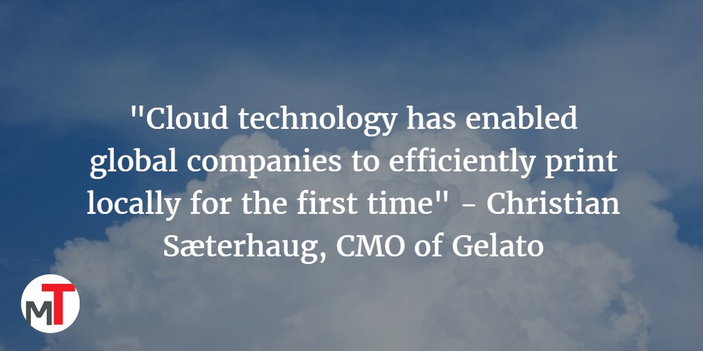 MarketTechNews's tweet photo. .@gelato_group on the role of print #marketing in a digital world https://t.co/sHDzNiIxI2 https://t.co/Tlt7kvpybj