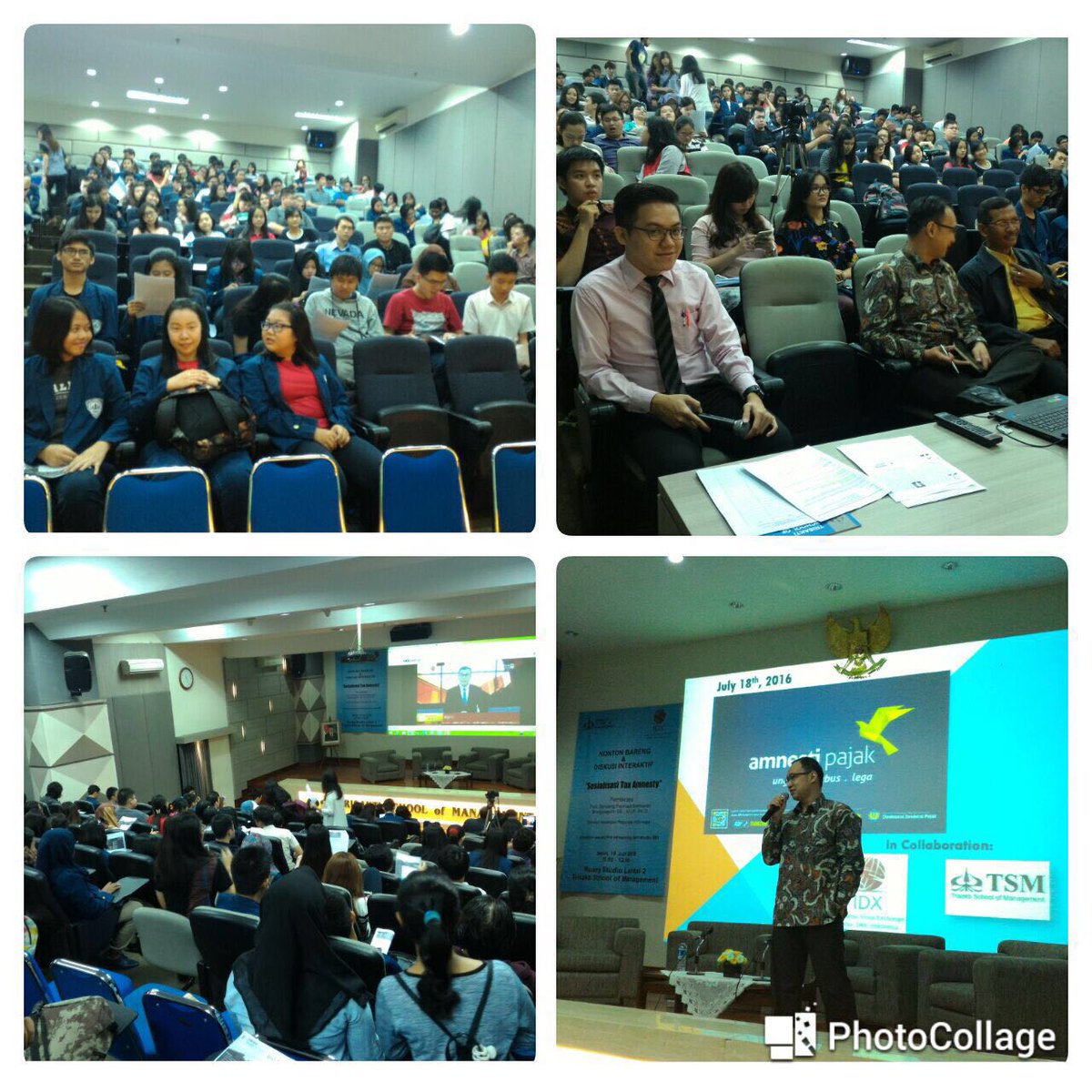 Suasana Nobar Talkshow Amnesti Pajak Menteri <a href="/KemenkeuRI/">#UangKita</a> di @STIEtrisakti  <a href="/idx_channel/">IDX CHANNEL</a>  #AmnestiPajak