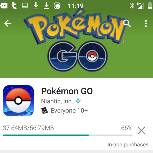 Louishwu's tweet image. 66% let's do this! ⬇ #downloadfaster #PokemonGO