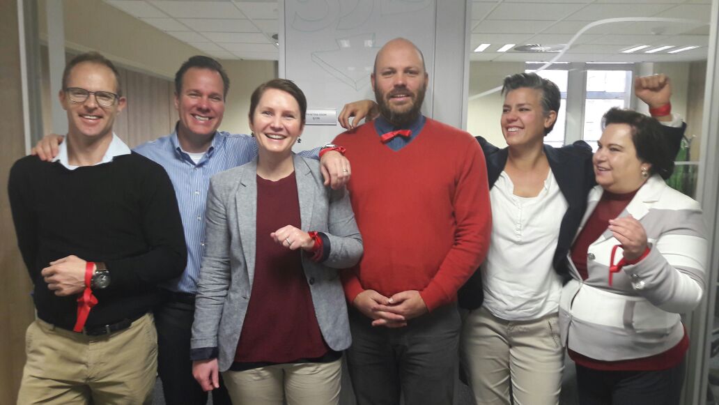 KateFileczki's tweet photo. @AngloAmericanZA @AngloAmerican #ProTESTHIV #GenEndIt JHB Corporate Safety &amp; Sustainable Development team https://t.co/RoHsNm0Pac