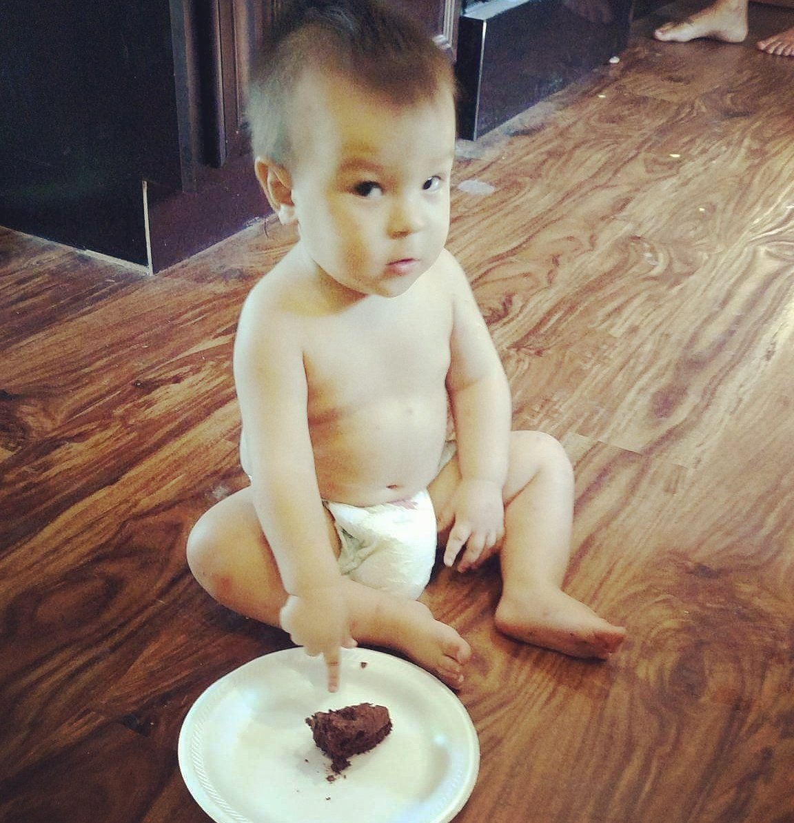 JessChapman10's tweet photo. My baby already throw me shade lol
He probably said "this? You want me to eat this???" Lol
#toddlerlife #toddler https://t.co/sx7ZARmoZF