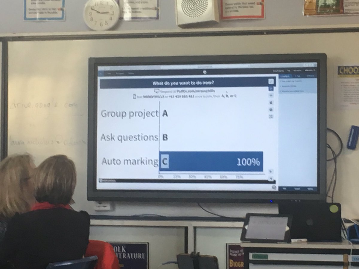 crofts_emma's tweet photo. PollEV to collect student feedback. I also like TodaysMeet #EWENCON16 @DrewMayhills https://t.co/YQhbnDfSyD