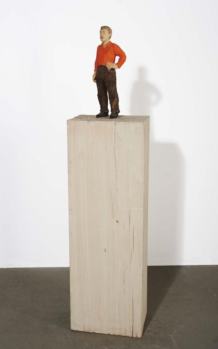 balkenhol_art's tweet photo. Man in Orange Shirt, 55×13in, Sold for $98,500 USD #stephanbalkenhol https://t.co/UhlUUS9Erc https://t.co/WdmWKGo0IQ