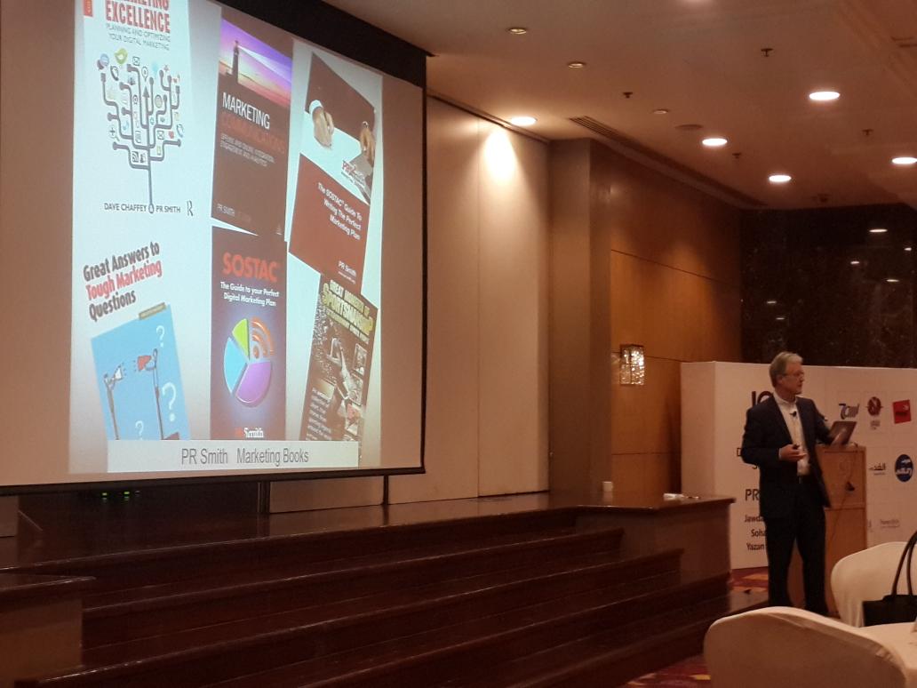 intajICTJO's tweet photo. From the opening of #PR_Smith #digital_marketing seminar:trends & SOSTAC #planning #intaj #ICCSeminar #Amman https://t.co/LnPIeAcDS0