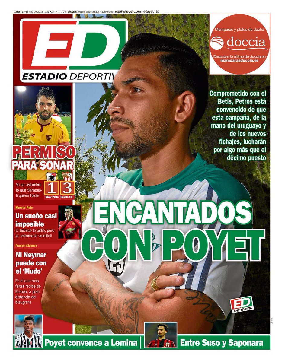 LaLiga's tweet photo. ¡Buenos días! 🗞🍩

Estas son las portadas de la prensa deportiva española este lunes 18 de julio. https://t.co/Xxkm0VN1fL