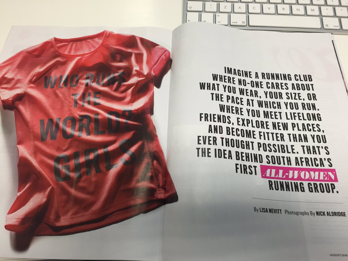 Who runs the world? The August edition of <a href="/runnersworldza/">Runner's World SA</a> has landed! #womenwhorun #CMIYC @cmiyc.run