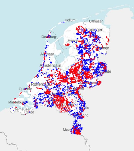 Kaart met oude boskernen, houtwallen, heggen, beschermde groenaanleg en meer. #GroenErfgoed. goo.gl/HljbaU