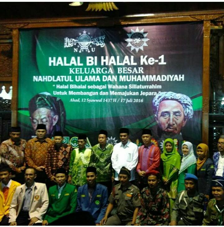 Ini halal bi halal yg keren: keluarga besar NU dan keluarga besar Muhammadiyah