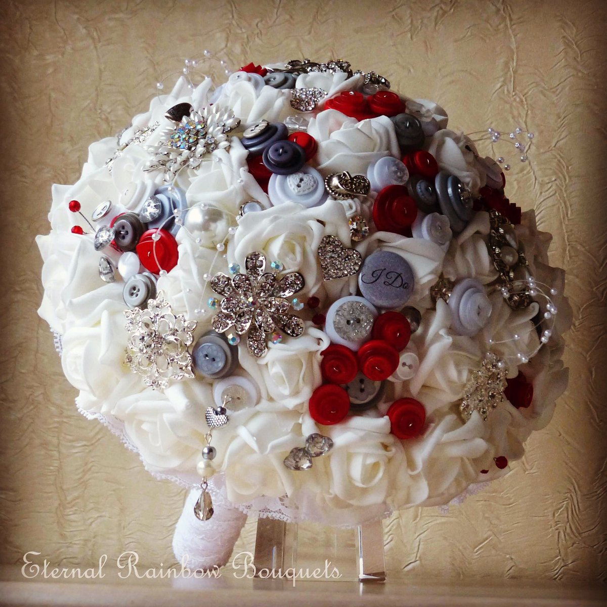 Another button beauty #buttonbouquets eternalrainbow.co.uk