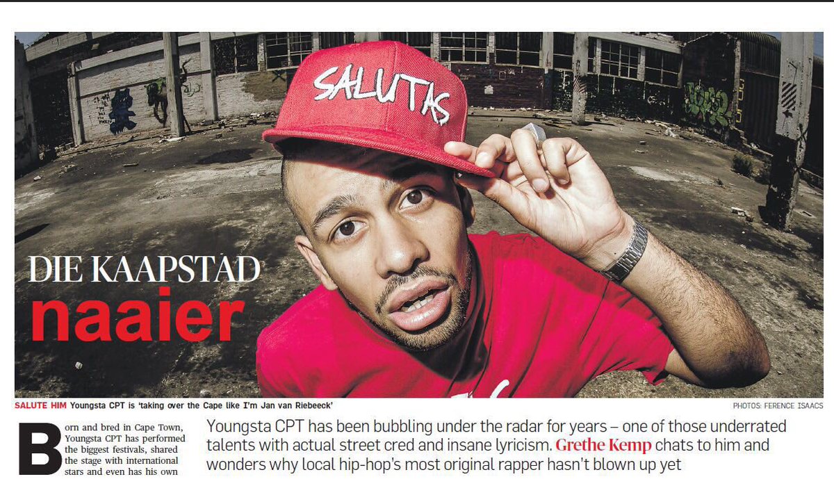 YoungstaCpt's tweet photo. We in Europe but we still making Headlines Naaier!!! SALUTAS to City Press for the love https://t.co/ULbjS6r4z1