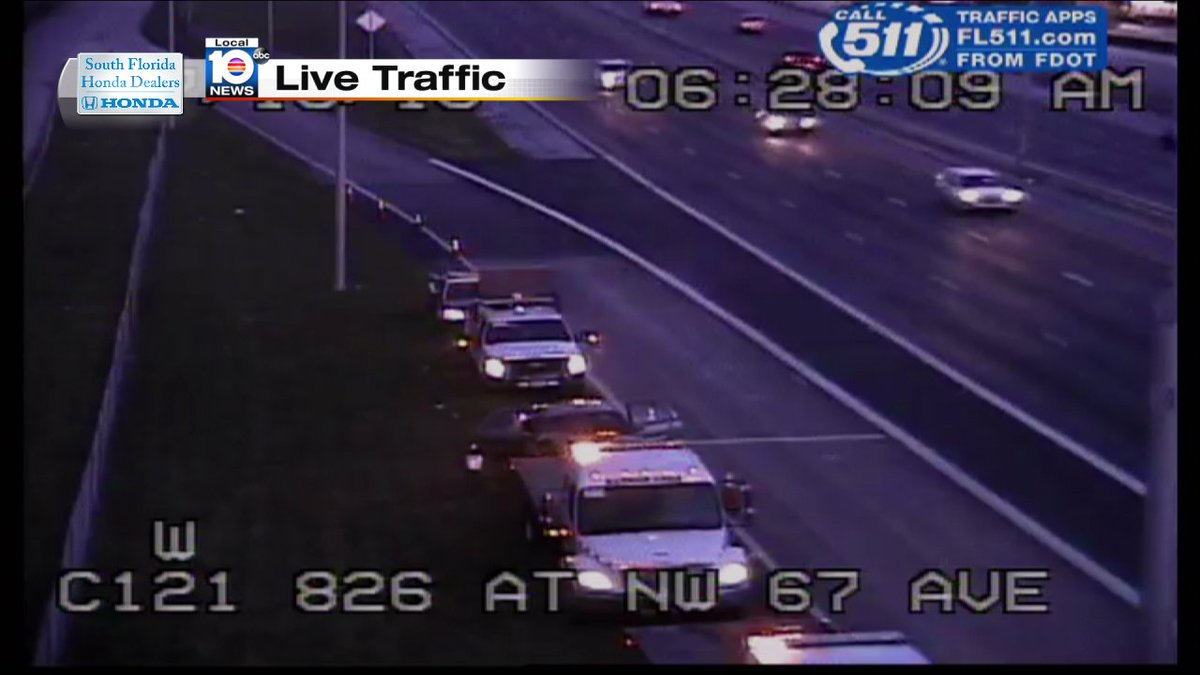 Crash on SR-826 EB and NW 67th Ave #TRAFFIC #MIAMI https://t.co/Ta1l6TZ6Cy
