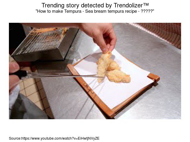 Foodolizer's tweet image. How to make Tempura - Sea bream tempura recipe - 鯛の天ぷら #Chef #oil #oiltemperature food.trendolizer.com/2016/07/how-to…