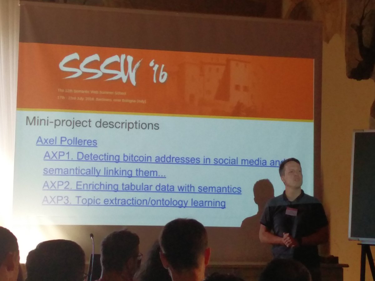sssw2016's tweet image. #miniProject with @AxelPolleres #bitcoins #openDataPortals #tabularData #topicExtraction