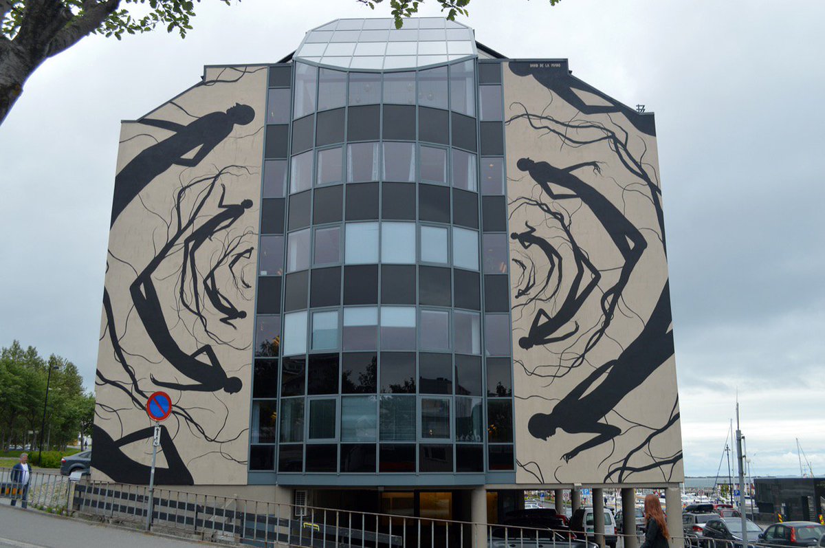 streetartnews's tweet photo. David De La Mano in Bodø, Norway #streetart https://t.co/OmYdM8Nxwx https://t.co/ECelBIaeF9