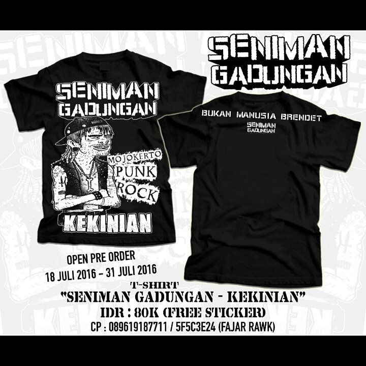 Open PO. Ts.SG-Kekinian. Idr:80K(freesticker) 
Cp:089619187711