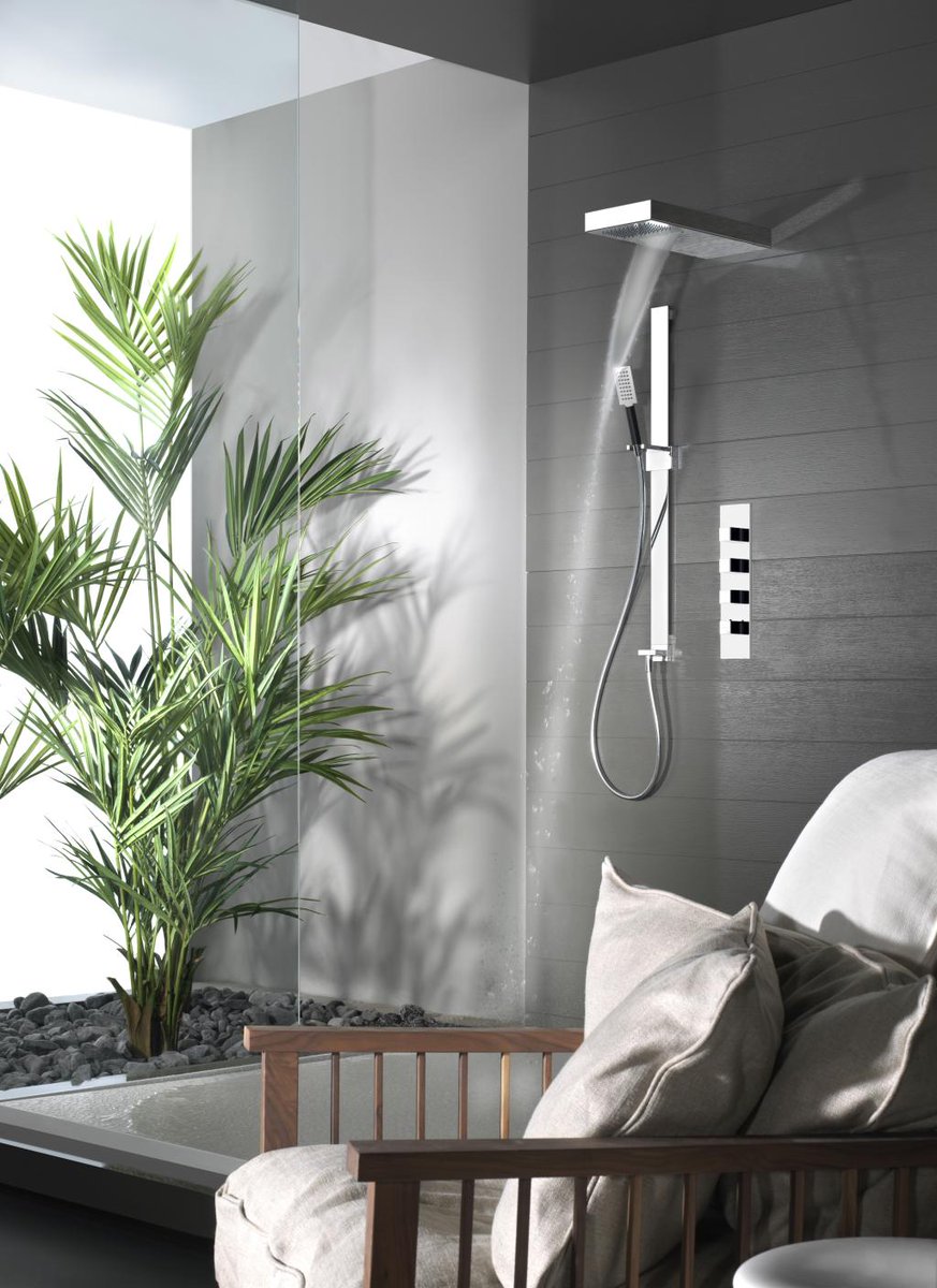 _4DIA's tweet image. Your personal #spa by #gessi! #privatewellness #collection #interior #interiordesign #inspiration #luxury