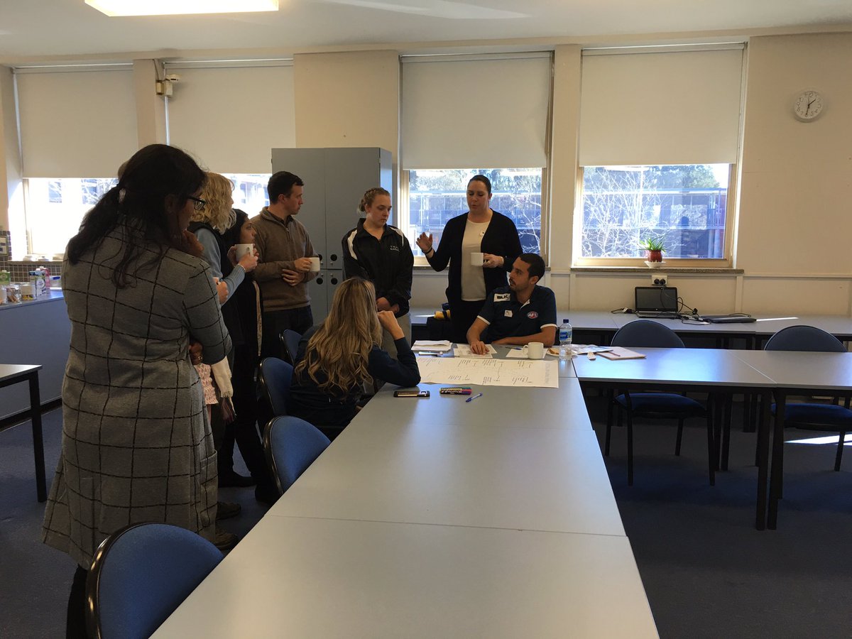 chriscawsey's tweet photo. @aflnswact @GWSGIANTS Wonderful to have Kat, Matt and Merinda join @RootyHillHS staff for #8waysofthinking today https://t.co/HQ5wGODkxr