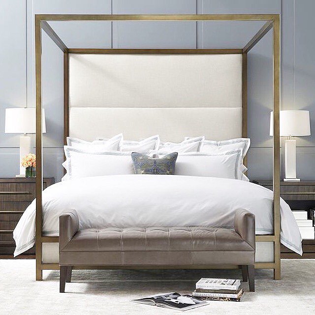 the_presaler's tweet photo. RH canopy bed #InteriorDesign #bedrooms #inspiration https://t.co/KsJcUJW7BF