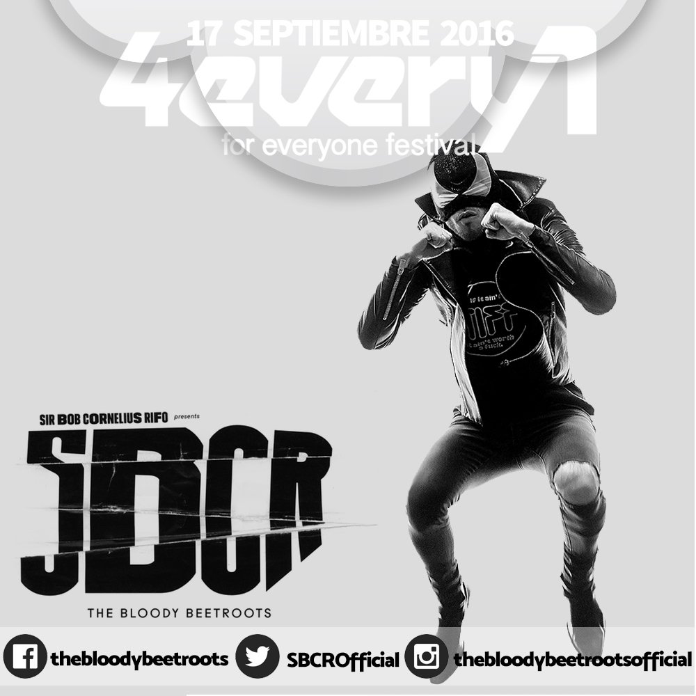 ABFestival2018's tweet photo. (Confirmación 3/4)
#YosoyWhite @BloodyBeetroots djset @SBCROfficial #Bass #AmanecerBailando https://t.co/SZ3pyC8dS0