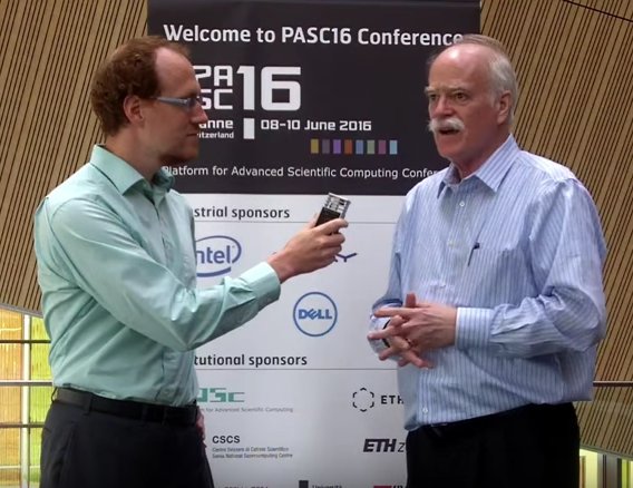 cscsch's tweet photo. Interview to Paul Woodward from University of Minnesota on the #PASC16 Conference: https://t.co/tTHYKy6Nz2 https://t.co/vMoBERjx3k