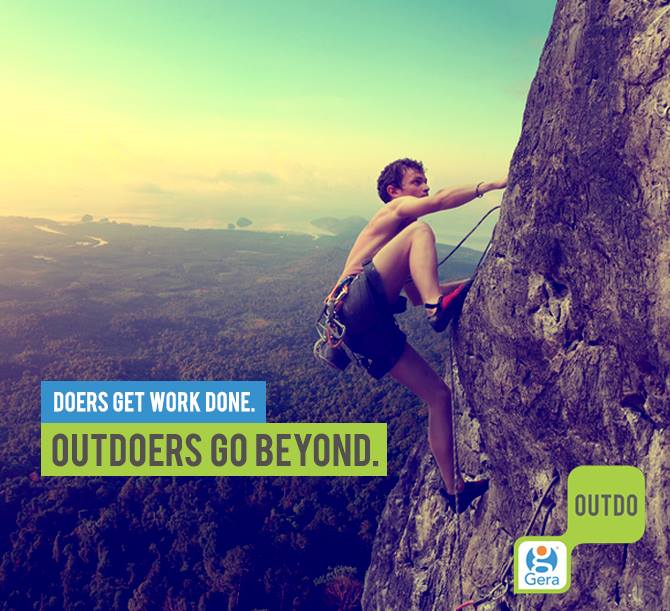 geradevelopment's tweet photo. Going beyond your limits is what OutDoers are meant to do. #DareToOutDo https://t.co/CSruLaz6LF