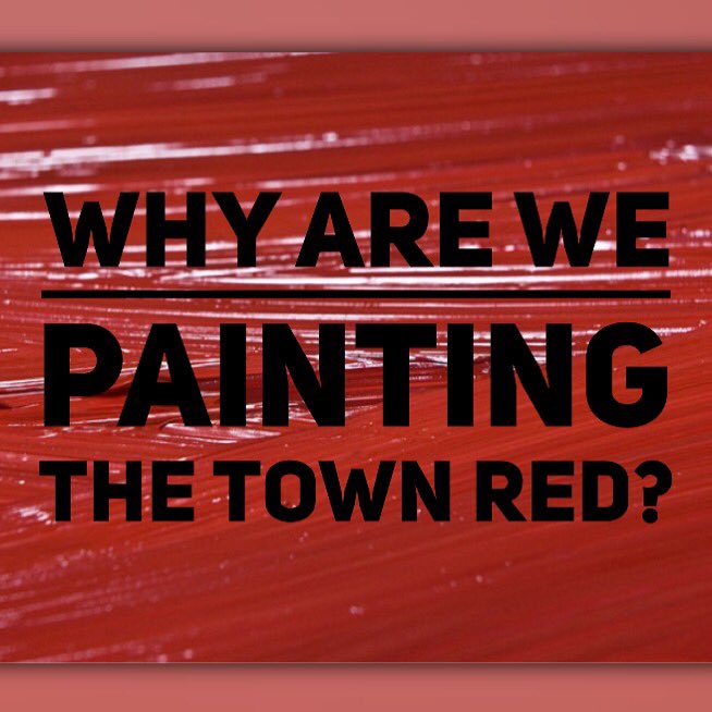 pttr2016's tweet image. #paintthetownred brings mental health into the public space - find out why over on our insta @paintthetownred2016