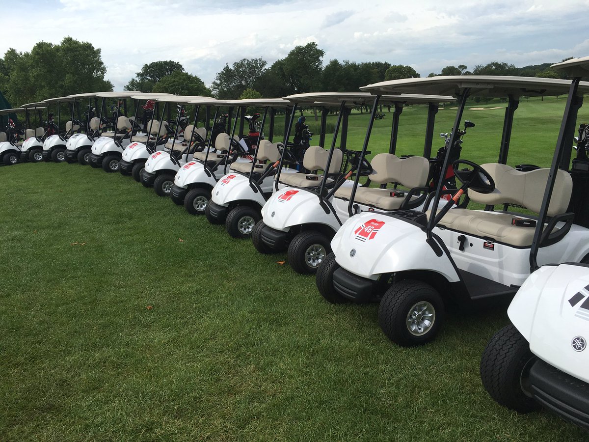 denissavard18's tweet image. Carts lined up - ready to go!