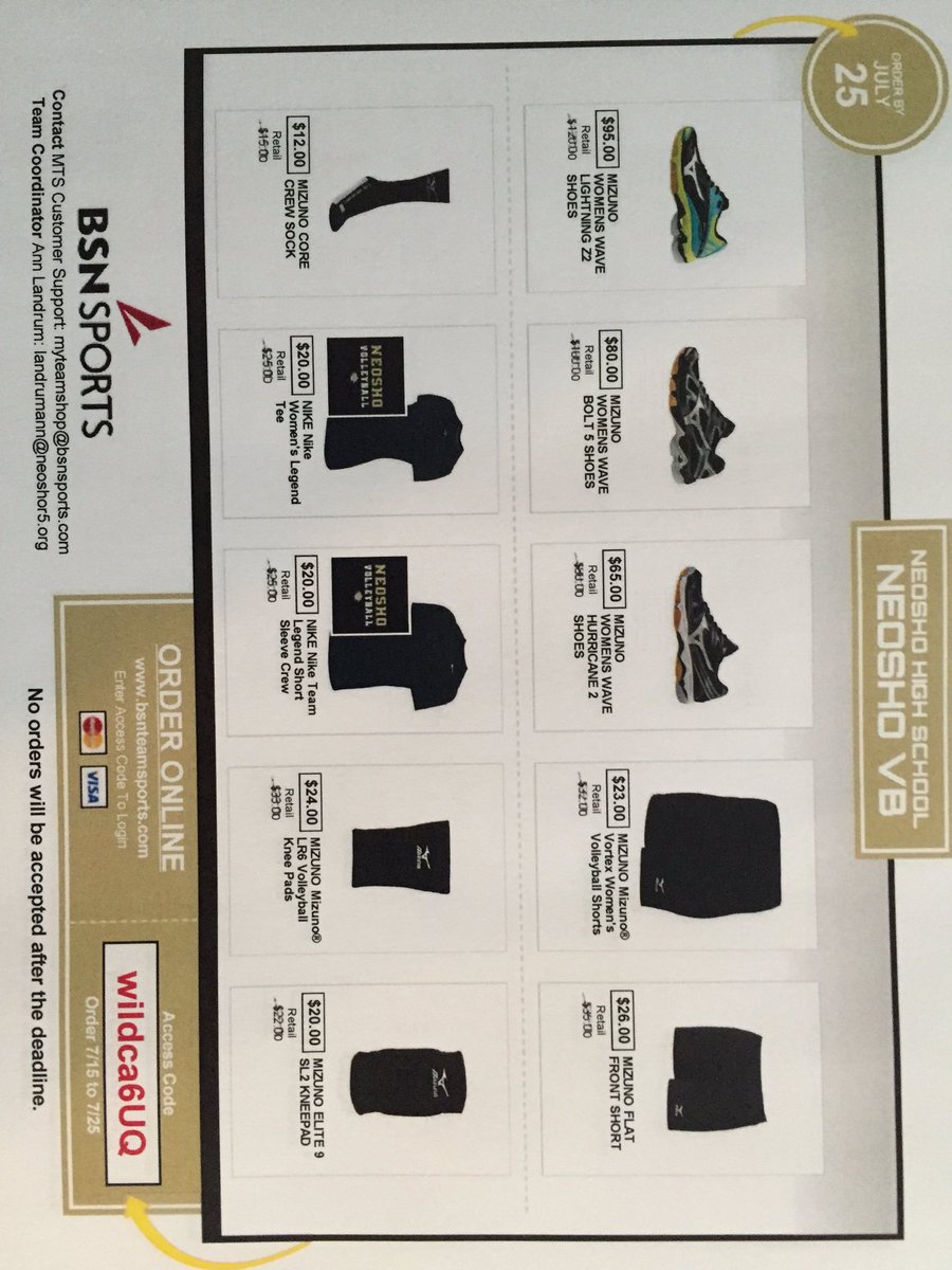 Hey team. Check out the new gear to order for the season from team store! #wildcatvb #teamstore