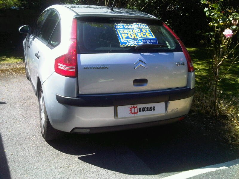 DorsetTraffic's tweet photo. #seizedcar #noinsurance #readyourpost https://t.co/viNUCp7mZG