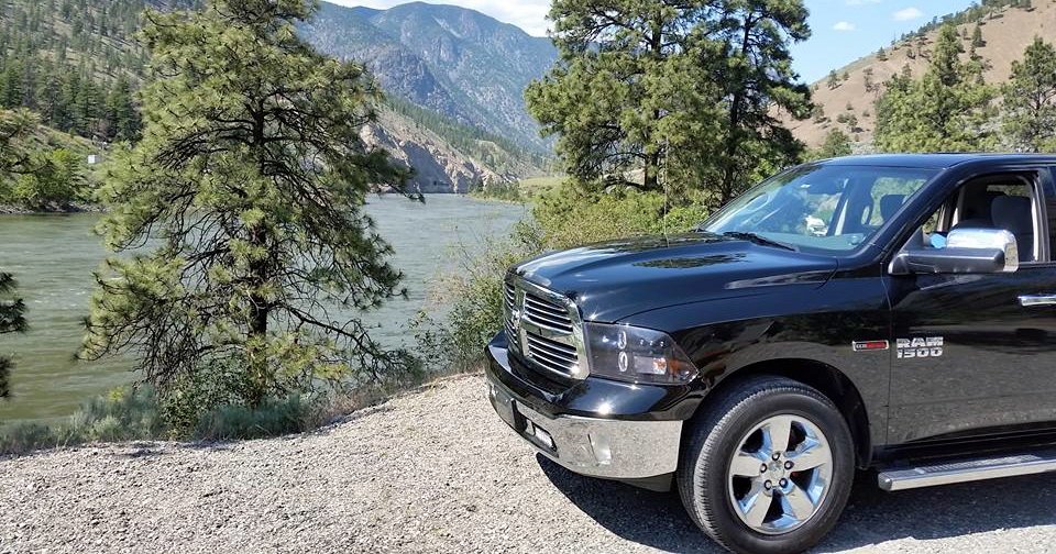 The fuel-efficient and capable Ram 1500 EcoDiesel will get you to beautiful spots like this easily.