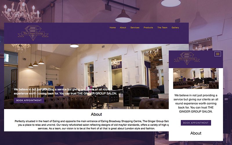 oudegraphics's tweet photo. Finished web design for @thegingergroupsalon 💎✂️ #webdesign #graphicdesign #webdevelopment #website #visualmarketing https://t.co/efeC5ieC0v