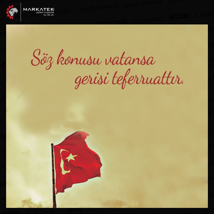 Söz konusu vatansa gerisi teferruattır!