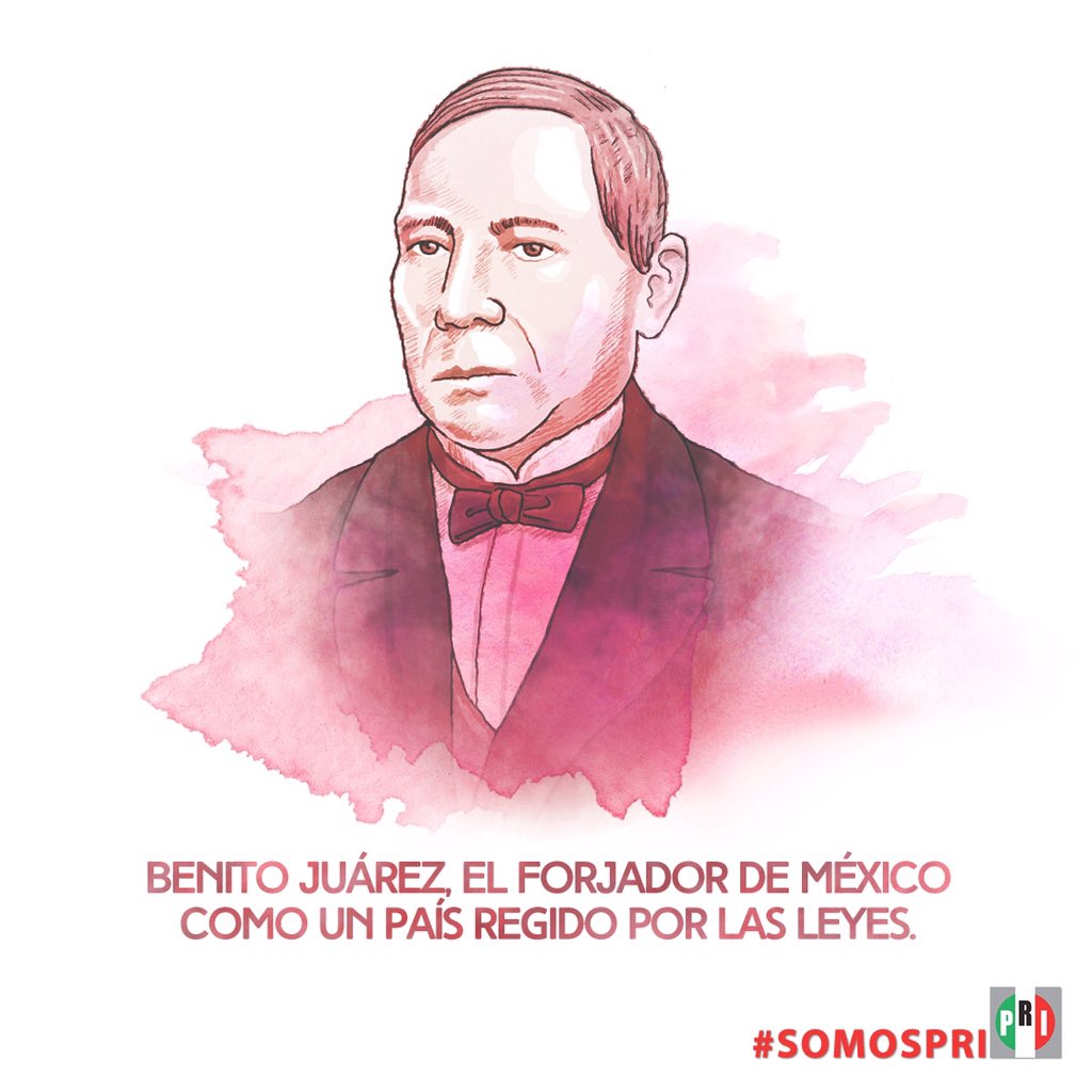 PRI_Nacional's tweet photo. Hoy conmemoramos el aniversario luctuoso del Benemérito de las Américas: Benito Juárez. #EfeméridesPRI https://t.co/HURJZOHHgK