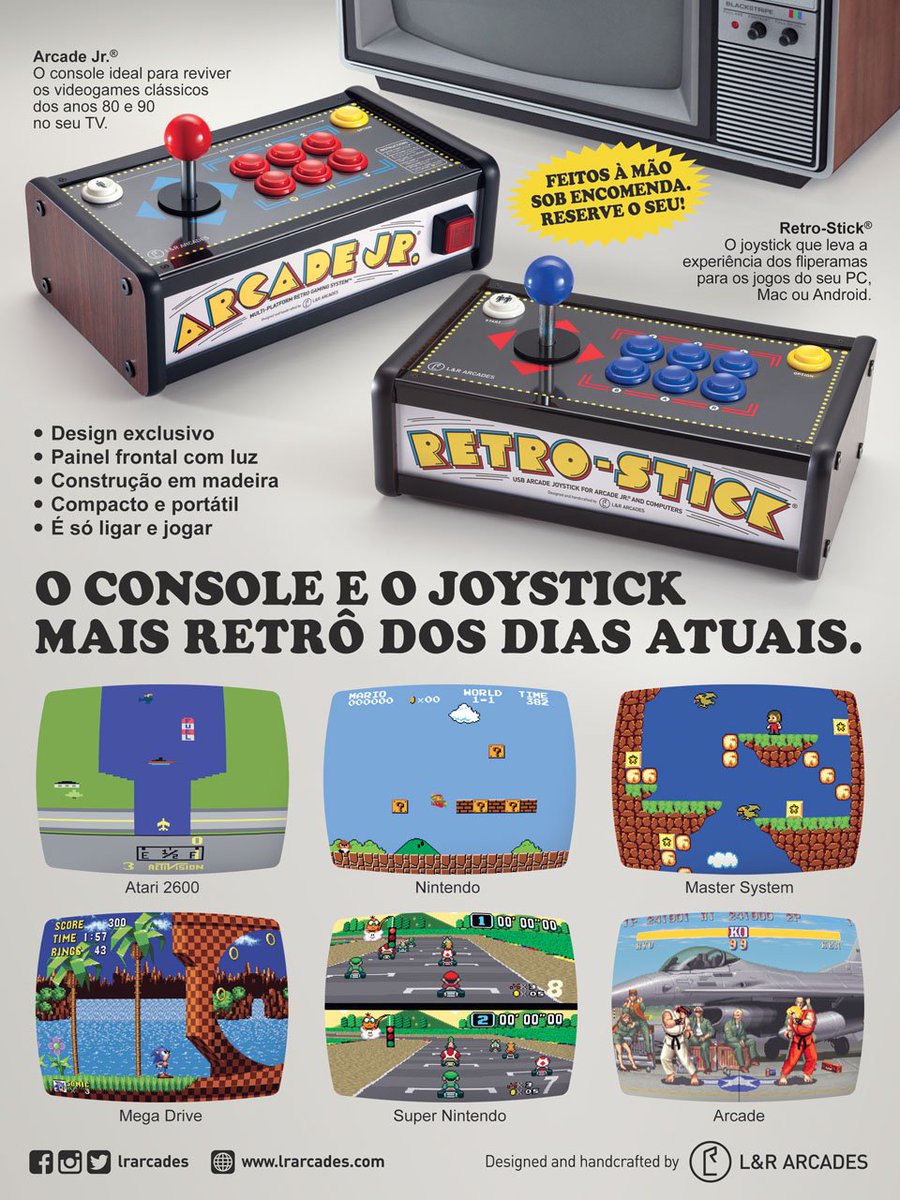 lrarcades's tweet photo. Realizamos o sonho dos nossos produtos: aparecer num anúncio dos anos 80. #lrarcades #arcadejr #retrostick #retroad https://t.co/sjawHkIa3P