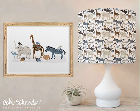 bethsdesigner's tweet photo. My latest collection, Wild Animals, is here! https://t.co/UFgnrXlFUg #artlicensing #surfacedesign #illustration https://t.co/01HhEoWXnD