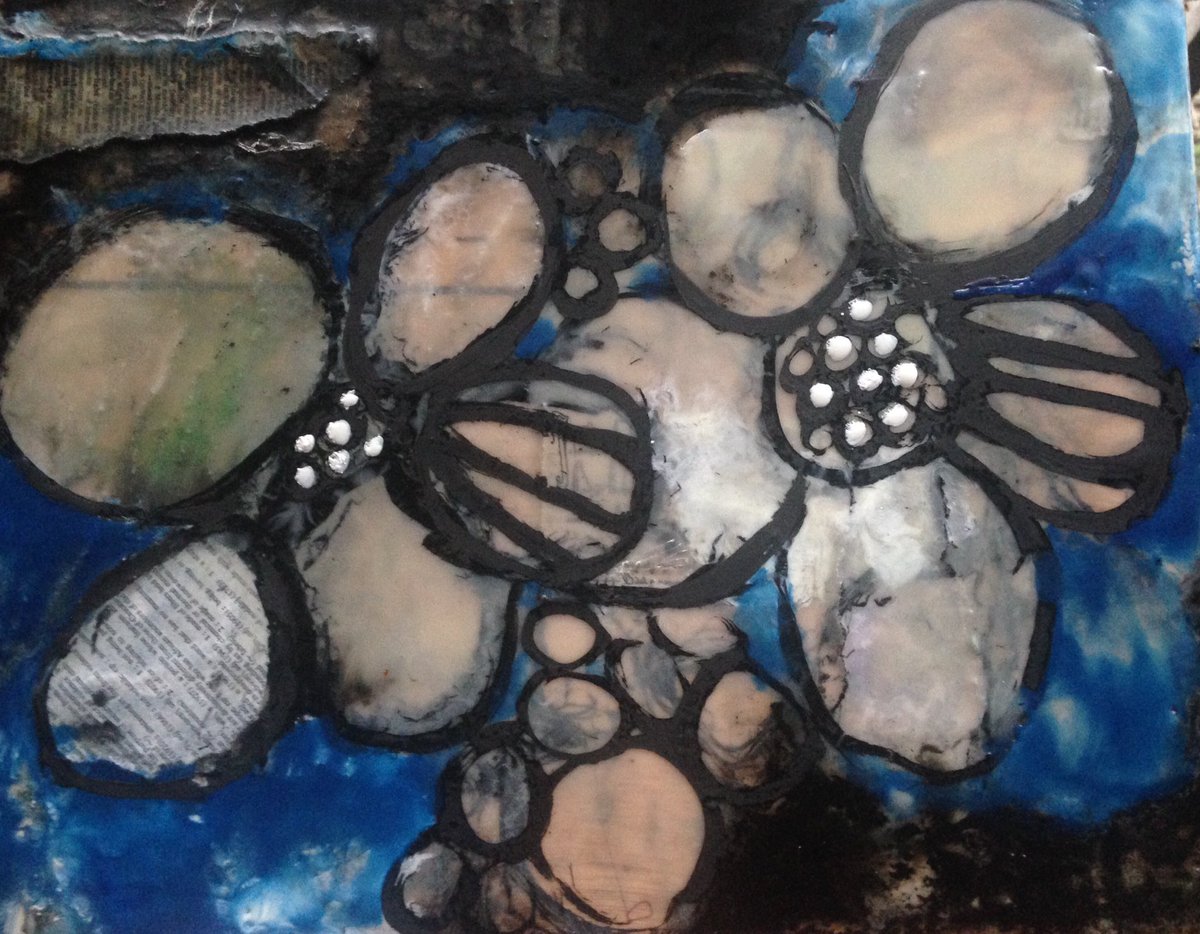 AprilHouse's tweet photo. "You're One of my Kind" available through #thescapeartistsgallery 14x11. #encaustic https://t.co/YO7nFhYdbc