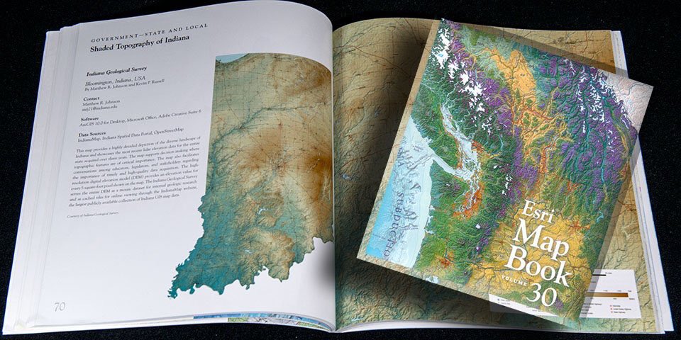 EsriStartups's tweet photo. Love maps? Us too! Check out the @Esri Map Book Gallery online: https://t.co/HVXNMd4Ao4 #MapBooks #GIS #Mapping https://t.co/t3JSN7K3gR
