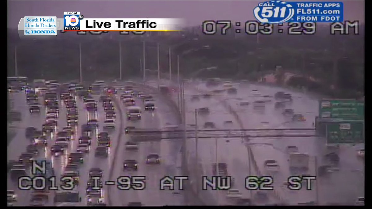 Crash on I-95 SB and NW 62nd St #TRAFFIC #MIAMI https://t.co/UGgbONAFke