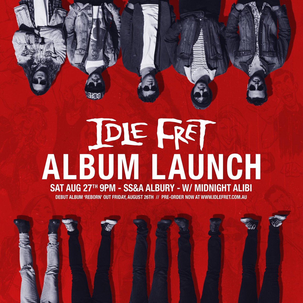 Album Launch! SAT AUG 27th at @SSAaLBURY with <a href="/MidnightAlibi/">Midnight Alibi</a> 😏 #ThisIsTheBorder #HardRock