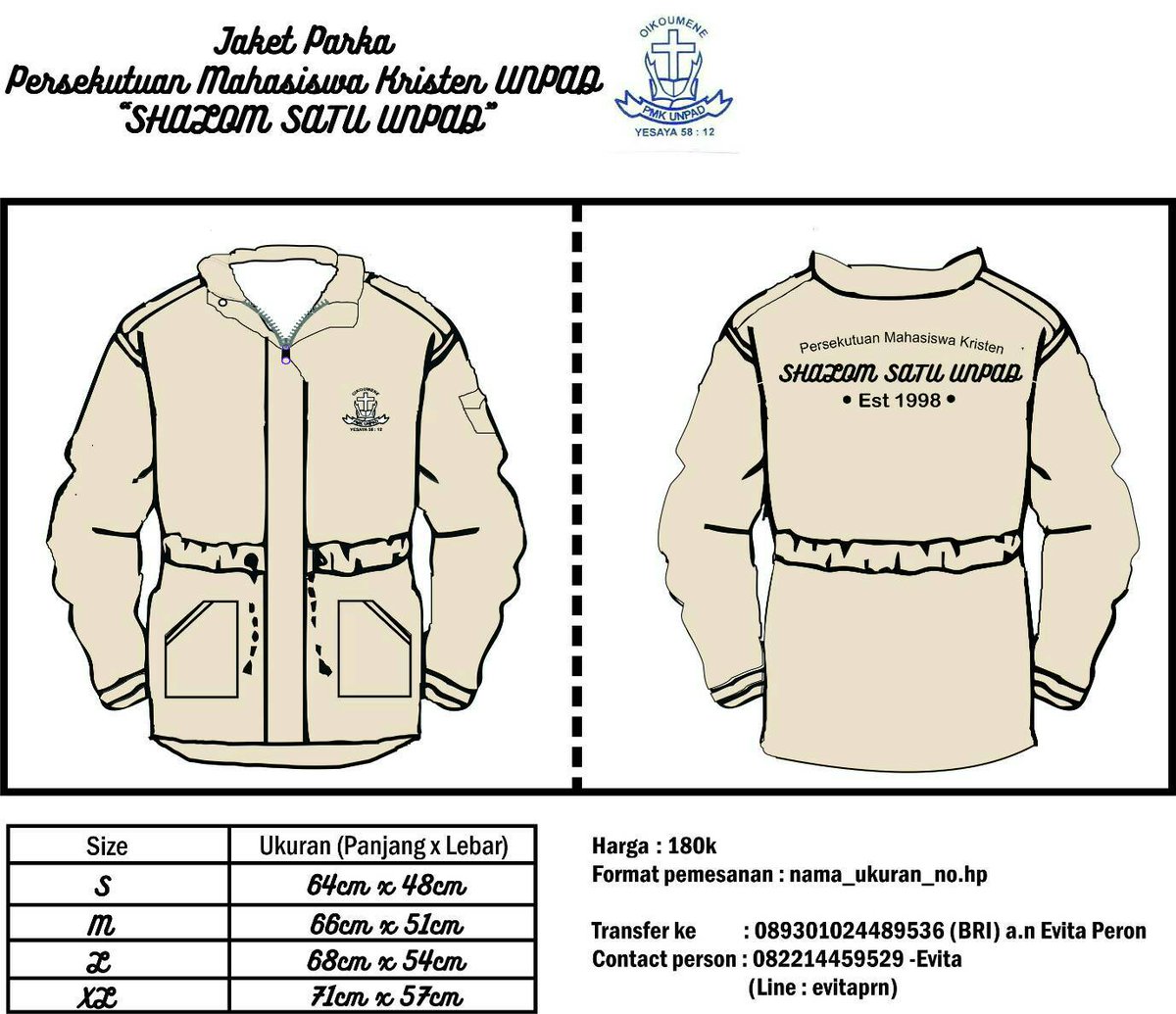 KPS Unpad 2016 mengadakan danus jaket "SHALOM satu UNPAD". Pre Order pertama sampai tanggal 22 Juli.