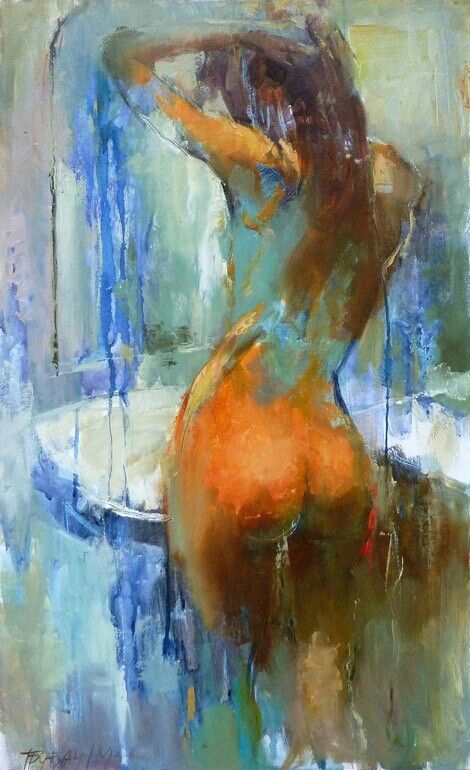 She woke up like that