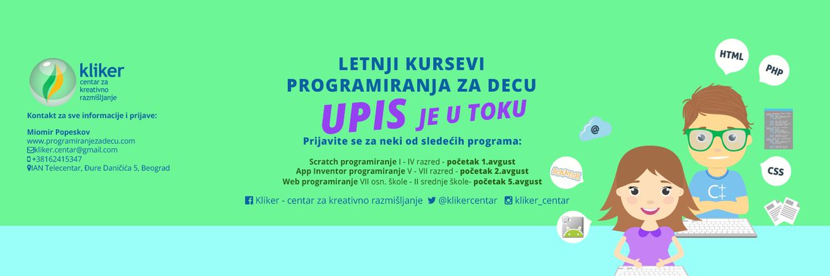 KlikerCentar's tweet image. #gamedev #childrencoding #klikercentar #lenjikurs #scratch #programiranjezadecu
