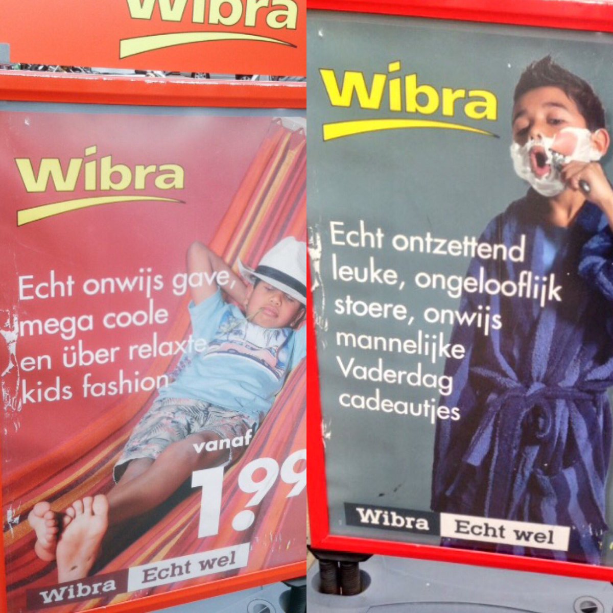 MissEradus's tweet image. Van de creatievelingen &quot;Een kind kan de wok doen&quot; nu: extra onwijs gaaf cool über relaxed #shortcopy #epic #fail